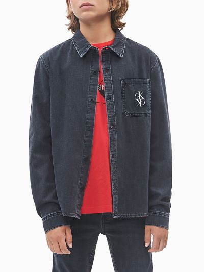Calvin Klein Ruhák HU568458 | Calvin Klein Denim Fiu Ing Szürke / Fekete